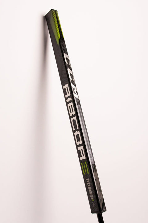 Hockey Putter - CCM Ribcor Trigger 2 PMT - 34in - Right - Black/Green/Silver