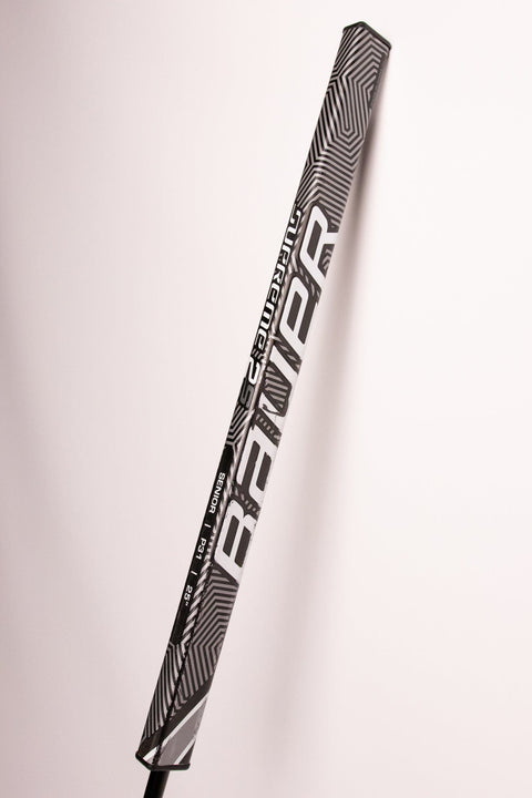 Hockey Putter - Bauer Supreme 2S - 35in - Right - Black/Silver - Custom Pattern